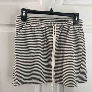 Stripe Cloth Skirt